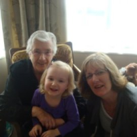 My Gran, my girl and my mum, Easter 2010